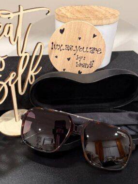 SCA007. Carrera Sunglasses, Aviator, Black/Brown Tortoise, Polarized #36